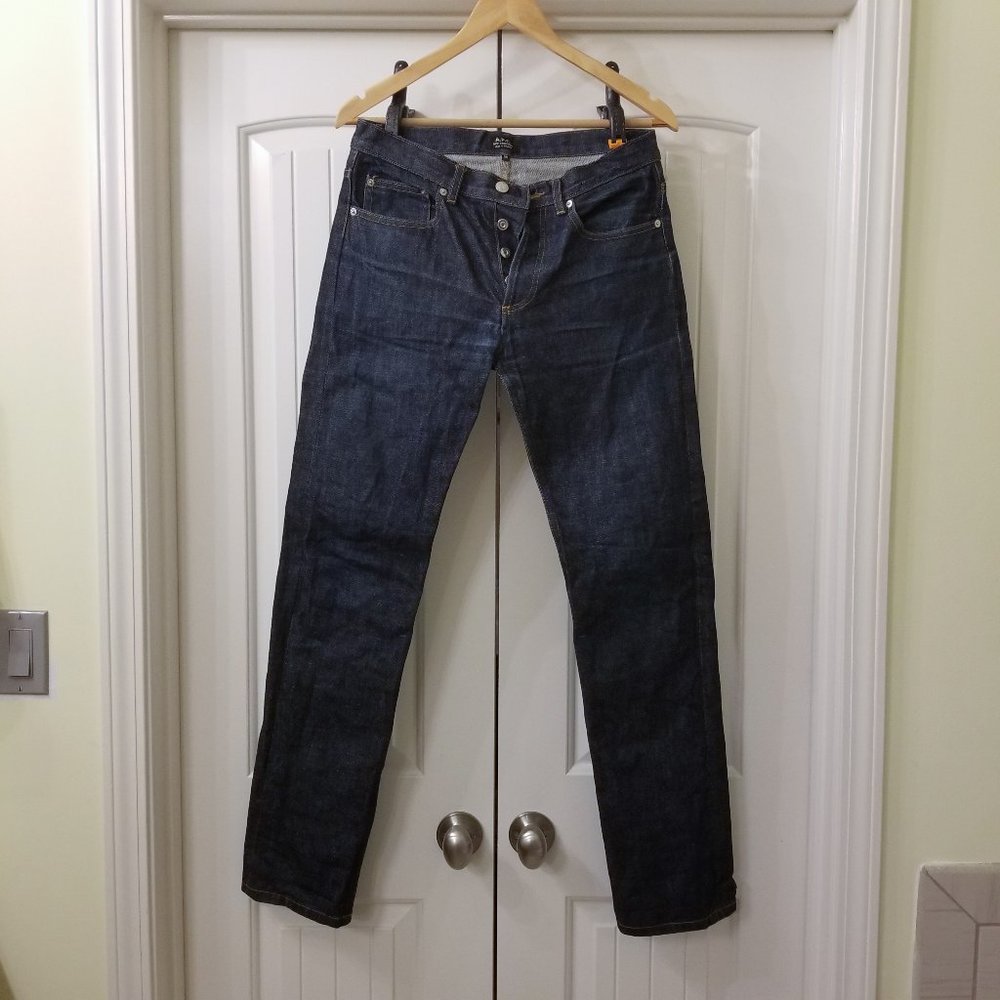 APC New Standard Blue Denim Jeans Size 29